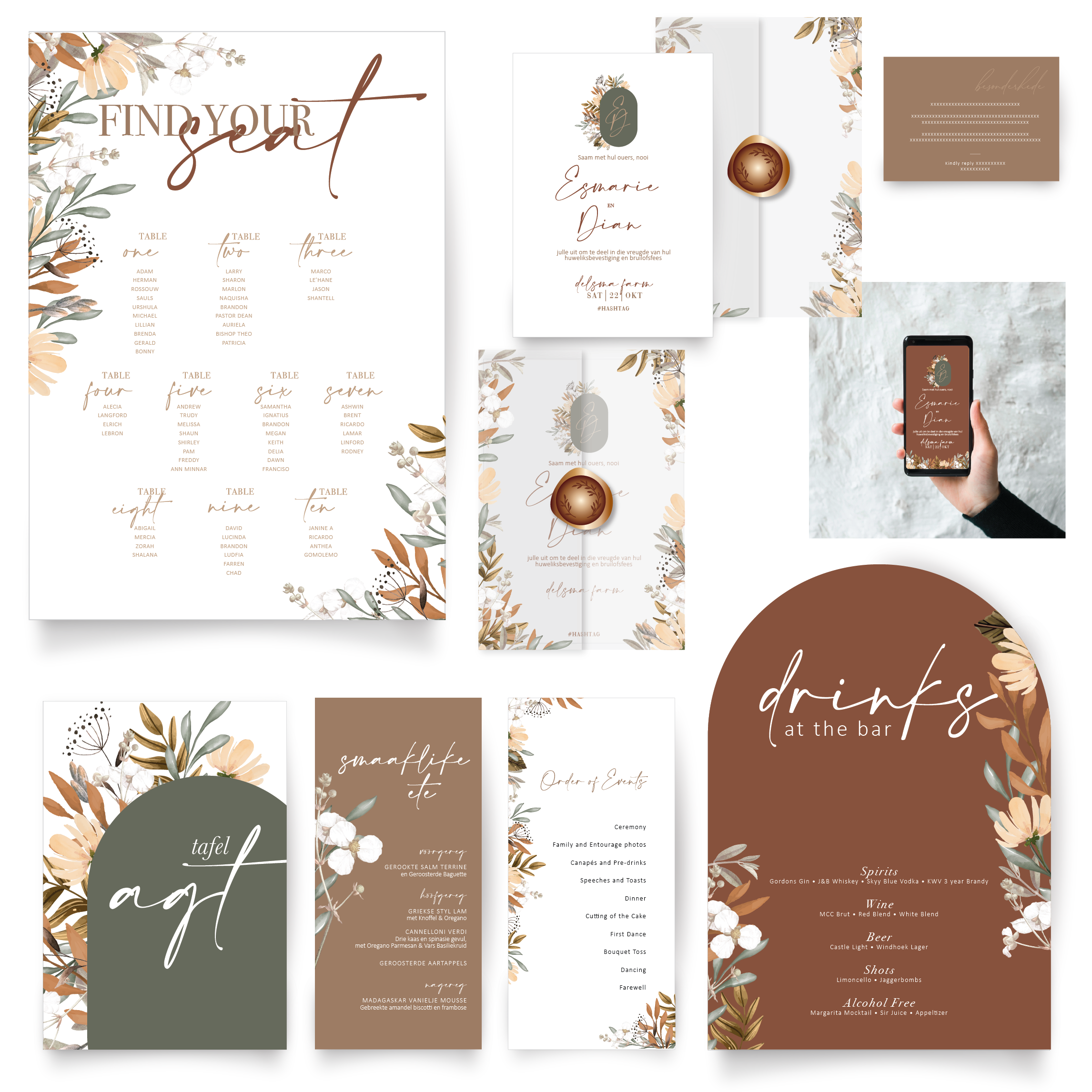 Tented Menu