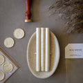 White Pearl Wax Sticks • Metallic