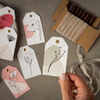 Gold Eyelet Gift Tags • Set of 6