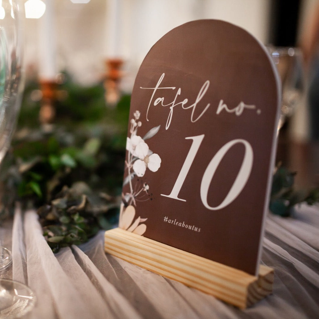 Table Number on Board • A5