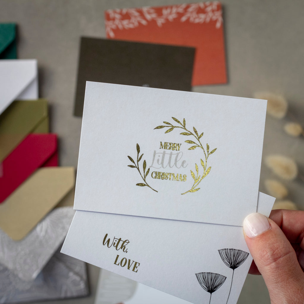 Christmas Themed Cards • Set of 10